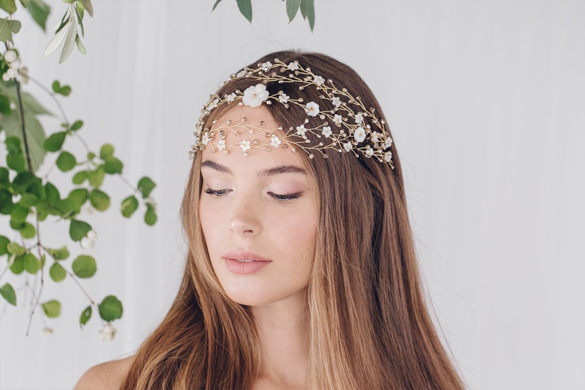 forslag Glimte Bliv sur Boho bridal hair accessories - 25 top styles - Debbie Carlisle