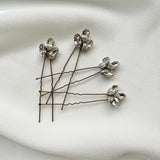 Anya Classic Vintage Small Crystal Hairpins - Sample Sale