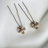 Anya Classic Vintage Small Crystal Hairpins - Sample Sale