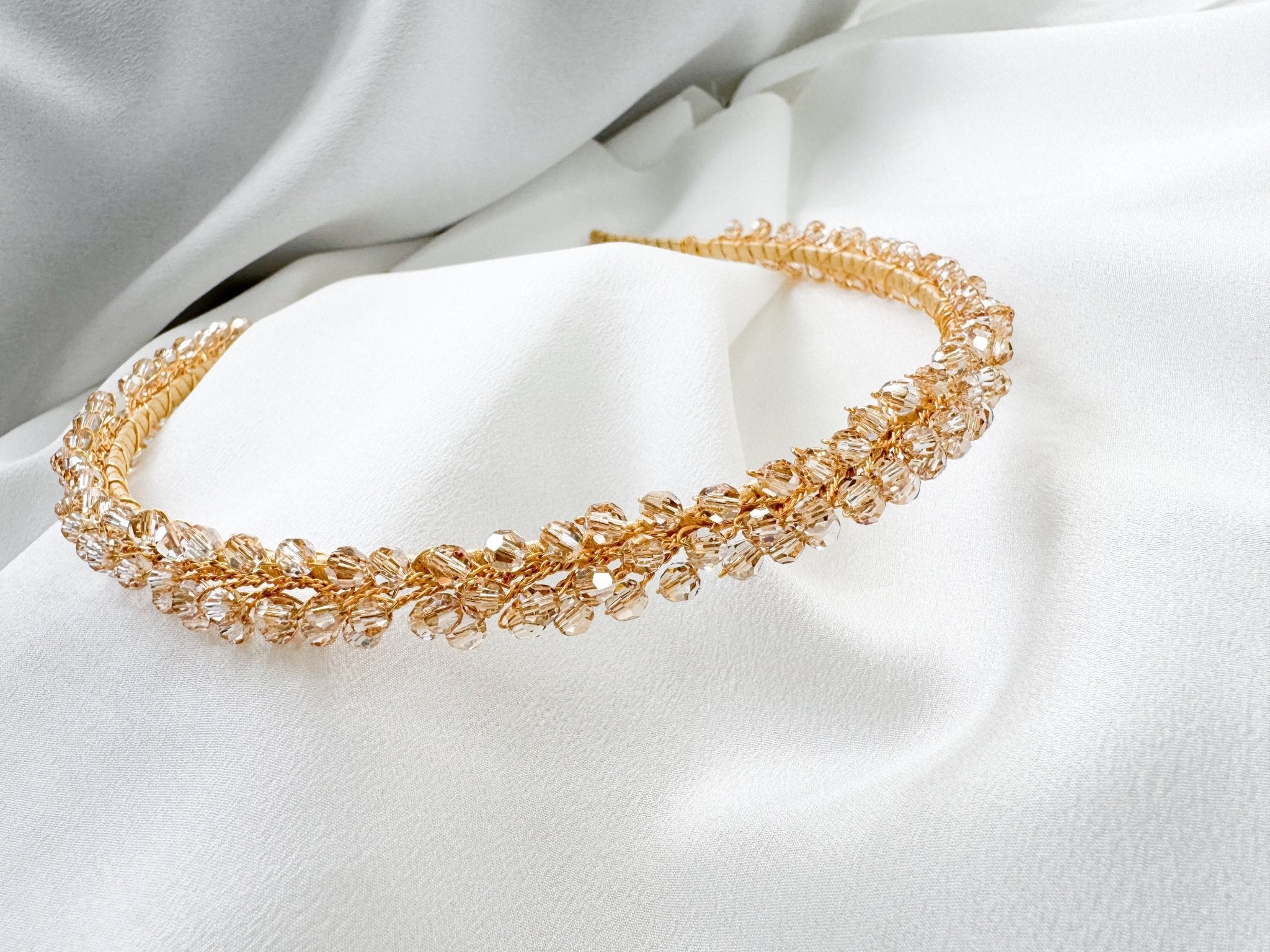 One-Off Design Luxury Crystal Headband - Sample Sale