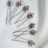 Anya Classic Vintage Small Crystal Hairpins - Sample Sale